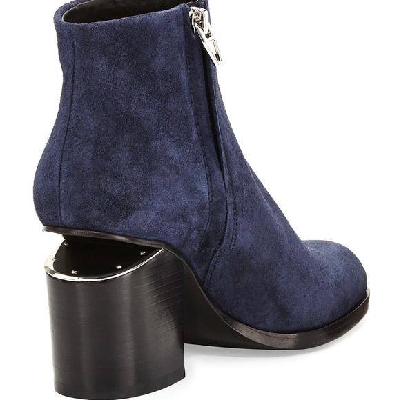 Alexander Wang Shoes - Alexander Wang Gabi blue suede bootie